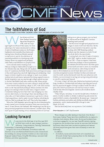 ss CMF news - Winter 2018,  The faithfulness of God: final thoughts from Peter Saunders after three decades of service to CMF