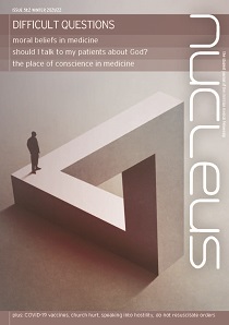ss nucleus - Winter 2021/2022,  DIFFICULT QUESTIONS should I talk to my patients about God?