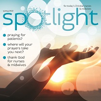 ss spotlight - Spring 2022,  praying for patients